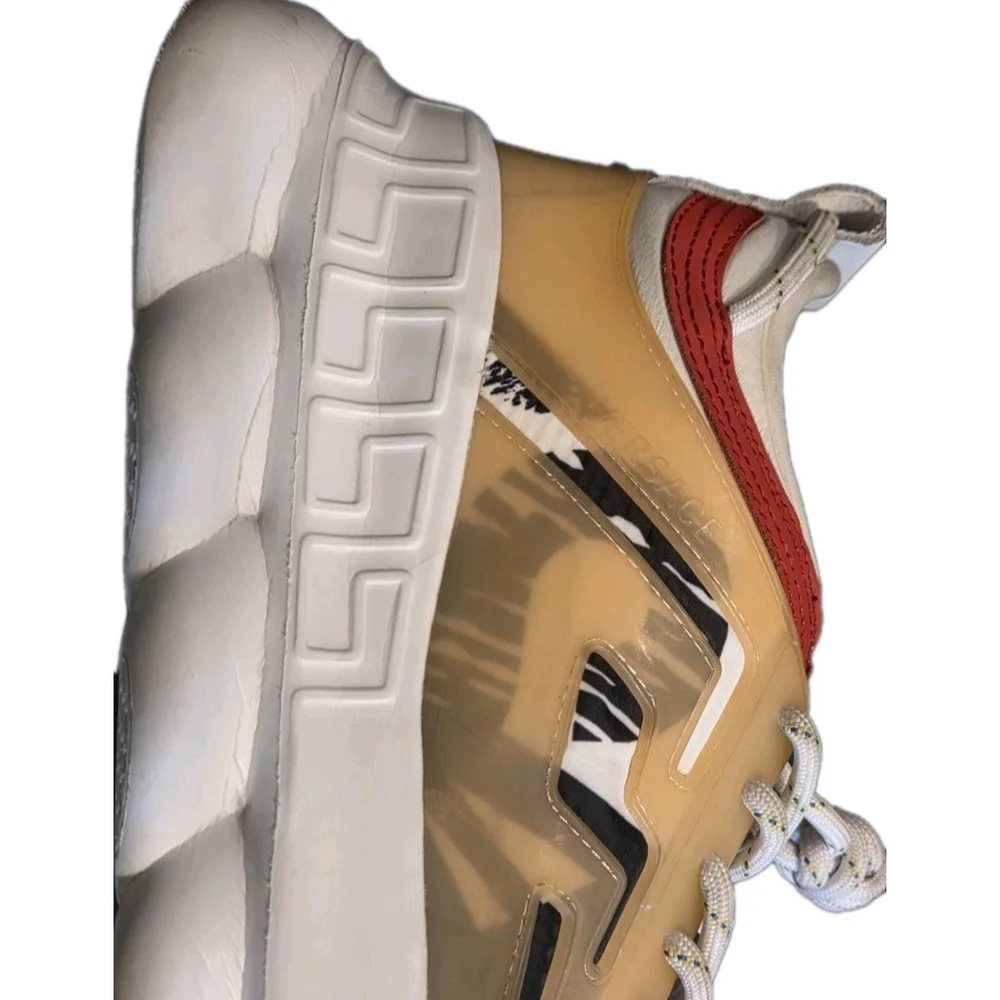 Versace Chain Reaction “Clash” Mixed Color Trainers EU 43 Men's US Size 10 - Picture 9 of 15